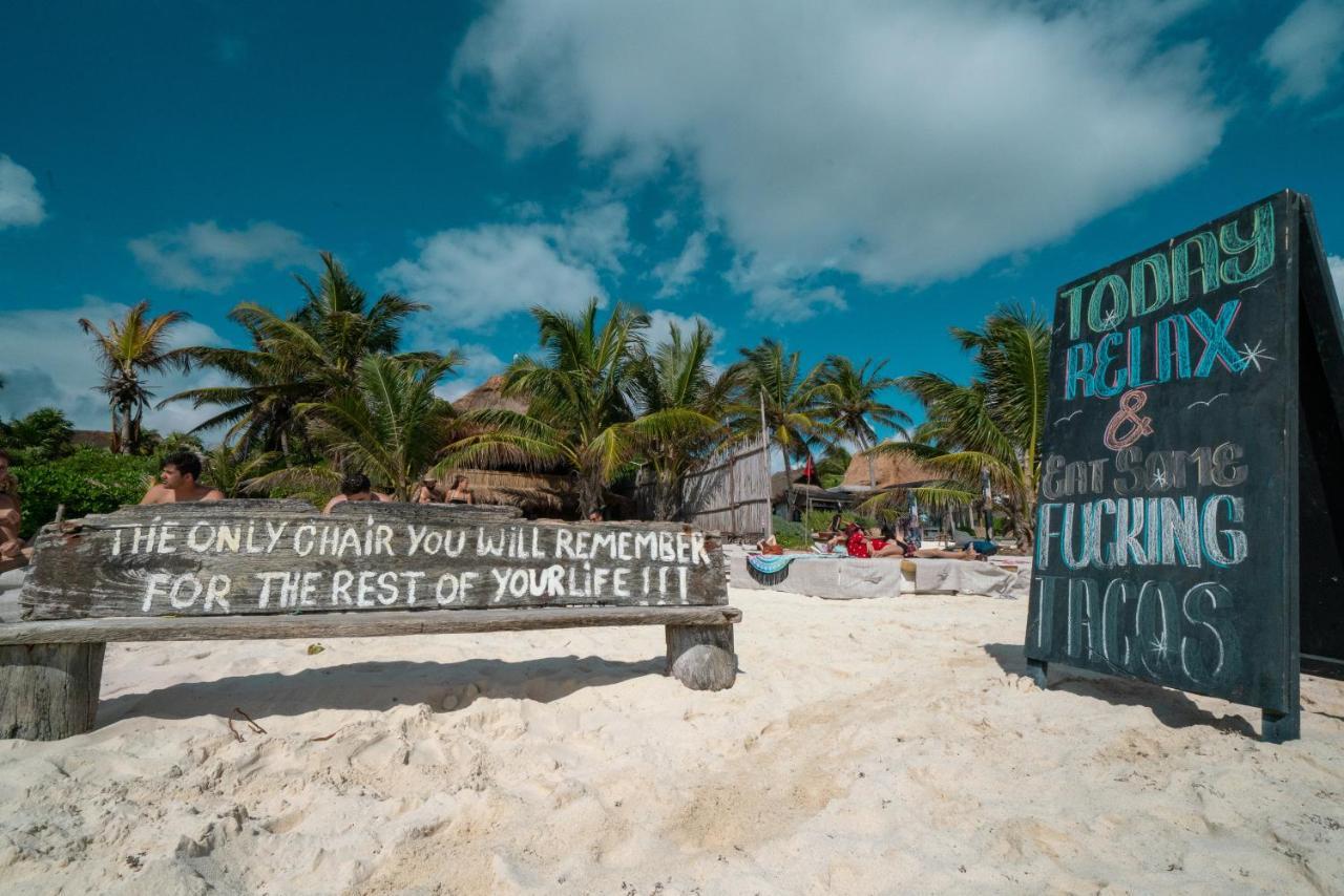 Cabanas La Eufemia Tulum Kültér fotó